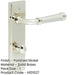 Elegant Polished Nickel Door Handle with Backplate Bathrooms Solid Brass Interior Handle (2)-1