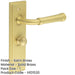 Elegant Satin Brass Bathroom Door Handle with Backplate Turn Release Solid Brass Interior Handle (4)-1