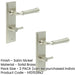 PACK Satin Nickel Door Handle with Backplate Turn Release Bathrooms Solid Brass Interior Handle (3)-1