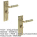 PACK Antique Brass Bathroom Door Handle with Backplate Turn Release Solid Brass Interior Handle (13)-1