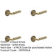 PACK Luxury Antique Brass Door Handle Plain Rose with Knurled Detailing Solid Brass Interior Handle-1