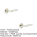 PACK Stylish Polished Nickel Door Handle Stepped Rose Solid Brass Interior Handle (1)-1