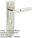 Luxury Polished Nickel Door Handle Lock Backplate with Versatile Mounting Options Solid Brass Interior Handle-1