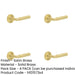 PACK Luxury Satin Brass Door Handle Knurled Rose Stylish Interiors Solid Brass Interior Handle-1