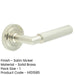 Luxury Satin Nickel Door Handle Stepped Rose Stylish Interiors Solid Brass Interior Handle-1