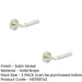 PACK Luxurious Satin Nickel Door Handle with Knurled Rose Design Solid Brass Interior Handle (1)-1