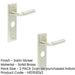 PACK Satin Nickel Bathroom Door Handle with Luxury Backplate Solid Brass Interior Handle (1)-1