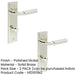 PACK Luxury Polished Nickel Bathroom Door Handle with Backplate Turn Release Solid Brass Interior Handle (3)-1