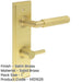 Satin Brass Bathroom Door Handle with Turn Release Mechanism Solid Brass Interior Handle-1