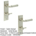 PACK Satin Nickel Bathroom Door Handle with Turn Release Backplate Solid Brass Interior Handle (1)-1