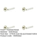 PACK Luxurious Reeded Rose Door Handle Polished Nickel Finish Solid Brass Interior Handle-1