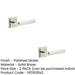 PACK Luxurious Square Stepped Door Handle Polished Nickel Solid Brass Interior Handle (1)-1