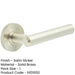 Premium Knurled Satin Nickel Door Handle with Customizable Roses Solid Brass Interior Handle-1