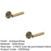 PACK Luxurious Antique Brass Door Handle with Knurled Design Solid Brass Interior Handle (1)-1