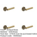 PACK Luxurious Antique Brass Door Handle with Knurled Design Solid Brass Interior Handle-1