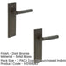 PACK Elegant Square Dark Bronze Door Handle Luxurious Interiors Solid Brass Interior Handle (1)-1