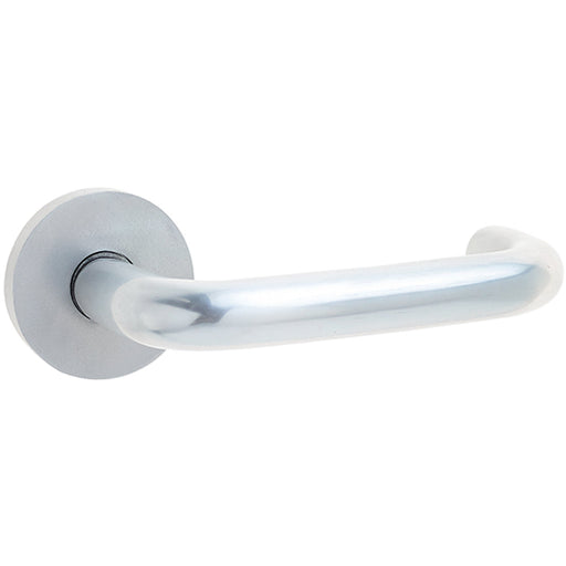 Satin Anodised Aluminium 19mm Round Handle Rose Lightweight Stylish Interior Handle