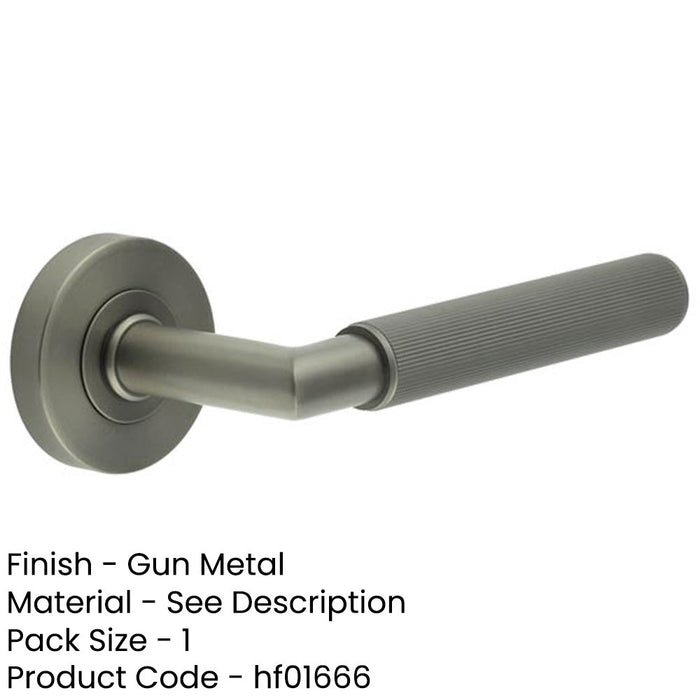 Durable Three Knurled Metal Door Handle Home Office Interior Handle-1