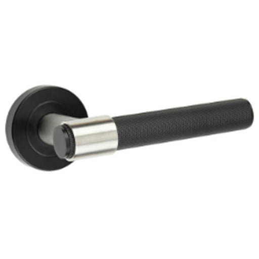 Stylish T-Bar Knurled Black Door Handle Modern Interiors Interior Handle