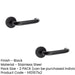 PACK Sleek Black Stainless Steel Door Handle Modern Interiors Interior Handle (1)-1