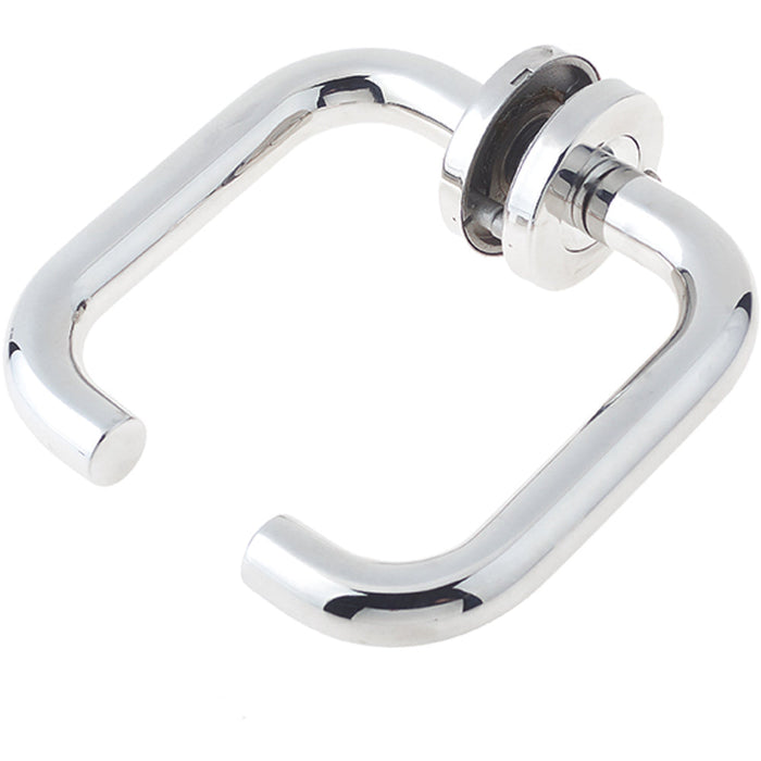 Premium 19mm Polished Stainless Steel Door Handle Rose Grade Interior Handle