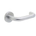 Contemporary 19mm Satin Stainless Steel Door Handle Sprung Rose Interior Handle