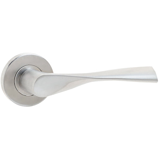 Premium Satin Stainless Steel Door Handle Rose Grade Interior Handle