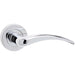 Stylish Polished Chrome Door Handle Modern Homes Interior Handle