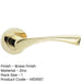 Elegant Twirl Door Handle Rose Brass Stylish Interiors Interior Handle-1