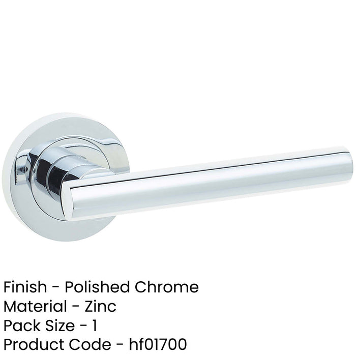 Stylish Polished Chrome Door Handle Modern Interiors Interior Handle-1