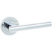 Stylish Polished Chrome Door Handle Modern Interiors Interior Handle