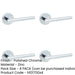 PACK Stylish Polished Chrome Door Handle Modern Interiors Interior Handle-1