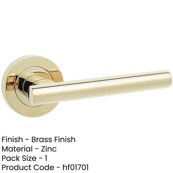 Stylish Brass Finish Door Handle Modern Interiors Interior Handle-1