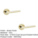 PACK Stylish Brass Finish Door Handle Modern Interiors Interior Handle (1)-1