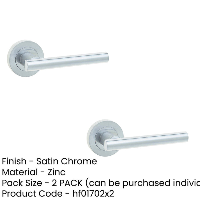 PACK Satin Chrome Door Handle Modern Interiors Interior Handle (3)-1