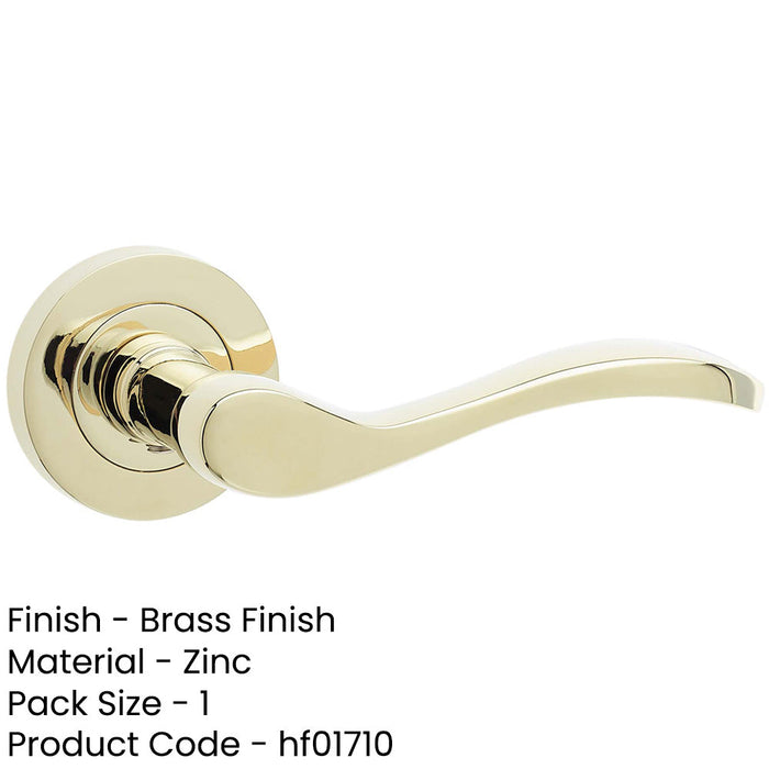 Elegant Brass Finish Door Handle Timeless Interiors Interior Handle-1