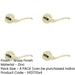 PACK Elegant Brass Finish Door Handle Timeless Interiors Interior Handle-1