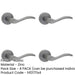 PACK Rustic Door Handle Rose Classic Elegance Interior Spaces Interior Handle-1