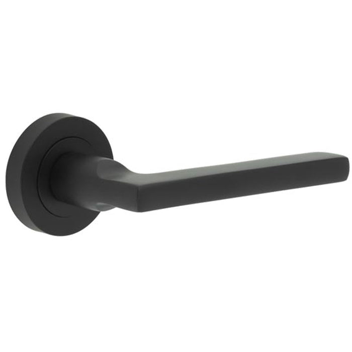 Sleek Black Matt Aluminium Door Handle Modern Interiors Interior Handle