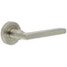 Stylish Door Handle Satin Nickel Modern Interiors Interior Handle