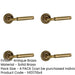 PACK Elegant Antique Brass Door Handle Modern Homes Interior Handle-1