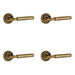 PACK Elegant Antique Brass Door Handle Modern Homes Interior Handle