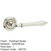 Elegant Polished Nickel Door Handle Rose Stylish Interiors Interior Handle-1