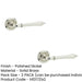 PACK Elegant Polished Nickel Door Handle Rose Stylish Interiors Interior Handle (1)-1