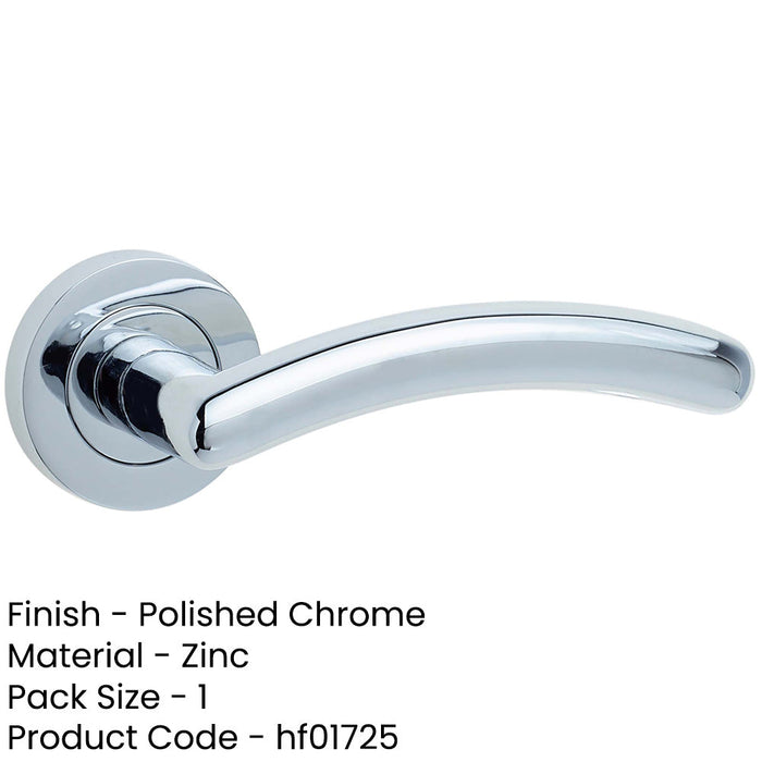 Premium Polished Chrome Door Handle Elegant Interiors Interior Handle-1