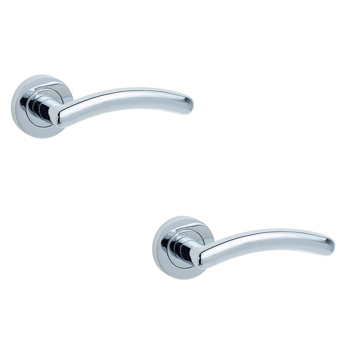 PACK Premium Polished Chrome Door Handle Elegant Interiors Interior Handle (1)