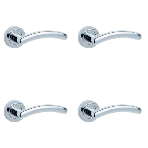 PACK Premium Polished Chrome Door Handle Elegant Interiors Interior Handle