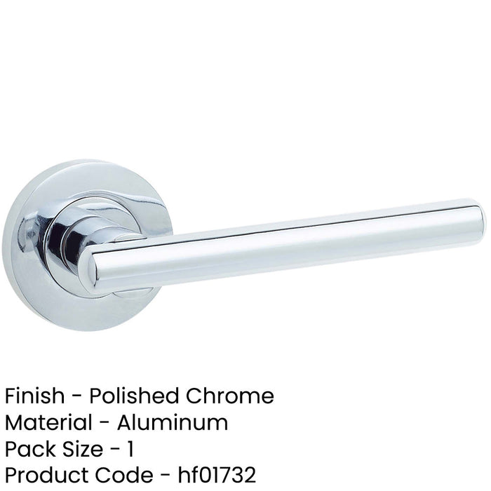 Stylish Polished Chrome Door Handle Modern Interiors Interior Handle (1)-1