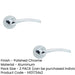 PACK Elegant Polished Chrome Door Handle Rose Modern Interiors Interior Handle (1)-1