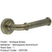 Elegant Classic Antique Brass Lever Door Handle Rose Interior Handle-1